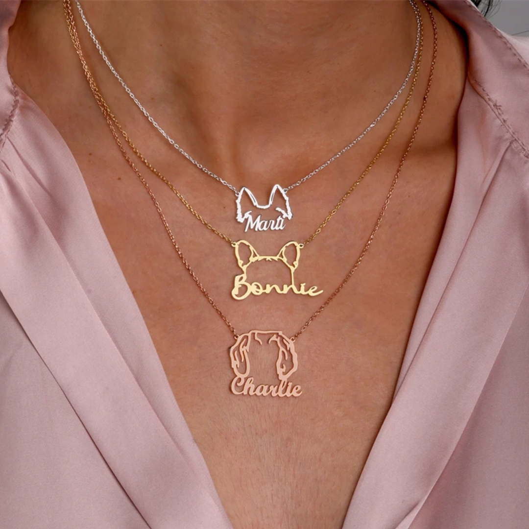 Collar Personalizado | Orejitas y Nombre de tu Perro