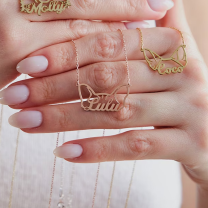 Collar Personalizado | Orejitas y Nombre de tu Perro